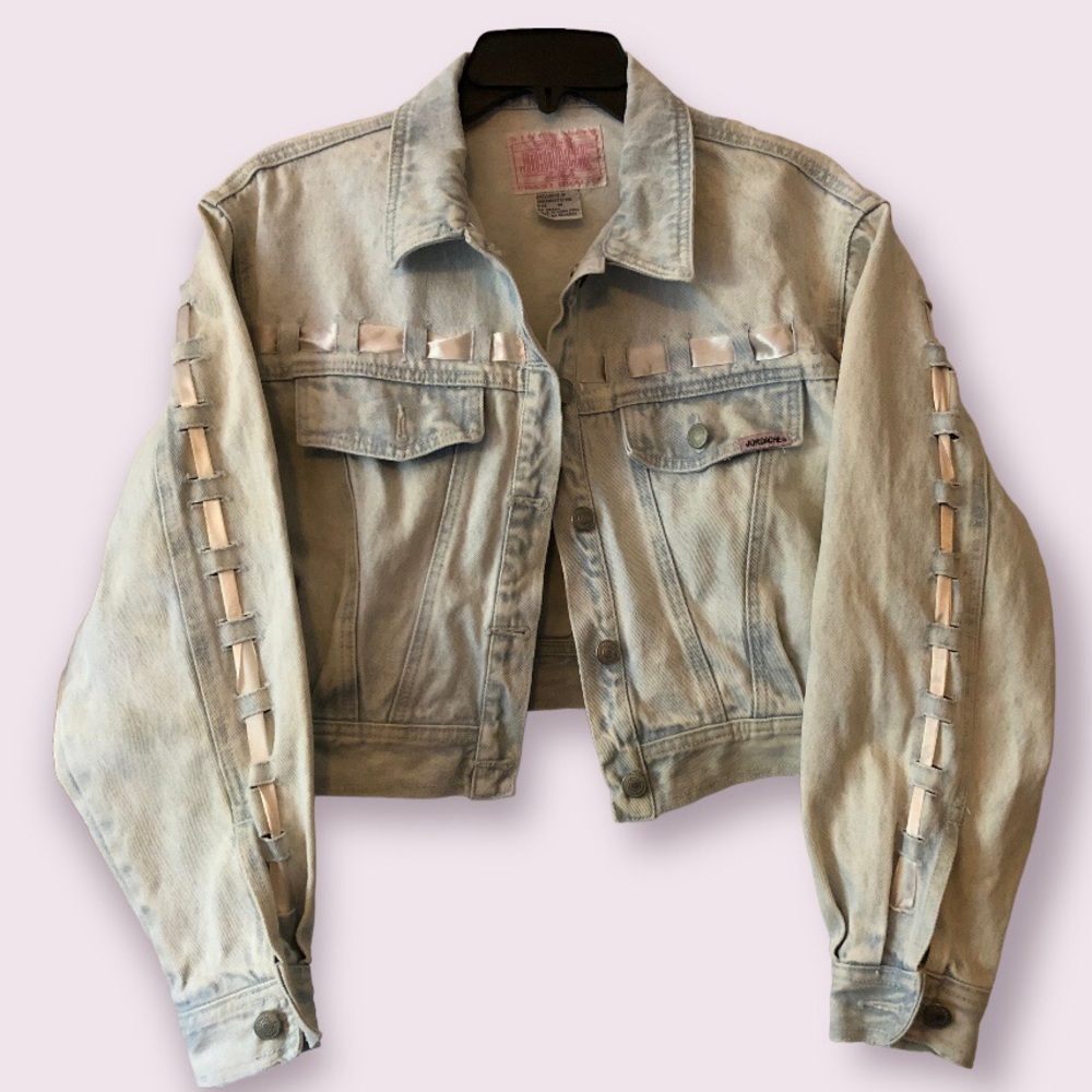 VTG 80’s Jordache Jean Cropped Jacket Size Medium